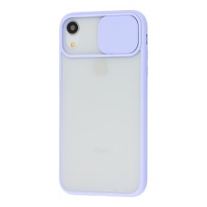 Чохол для iPhone Xr LikGus Camshield camera protect бузковий