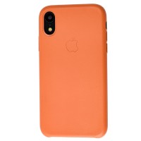 Чохол для iPhone Xr Leather classic "orange"