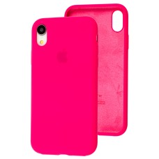 Чохол iPhone Xr Silicone Full рожевий / barbie pink