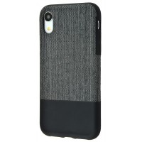 Чохол для iPhone Xr Half to Half Textile чорний