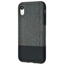 Чохол для iPhone Xr Half to Half Textile чорний