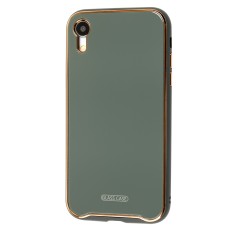 Чохол для iPhone Xr Glass Premium темно-сірий