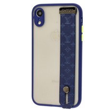 Чохол для iPhone Xr WristBand LV синій