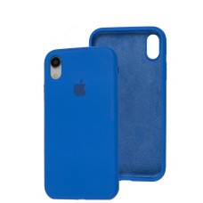 Чохол для iPhone Xr Silicone Full синій / capri blue