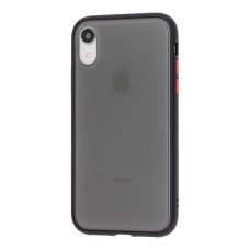 Чохол для iPhone Xr "LikGus Maxshield" чорно-червоний