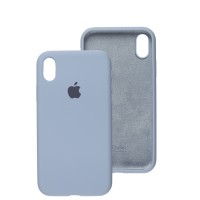Чохол для iPhone Xr Silicone Full блакитний / lilac blue
