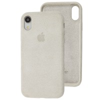 Чохол для iPhone Xr Alcantara 360 stone