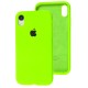 Чохол для iPhone Xr Silicone Full салатовий / neon green