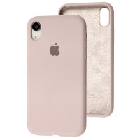 Чохол для iPhone Xr Silicone Full сірий / lavender