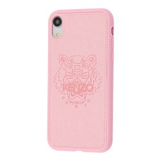 Чохол для iPhone Xr Kenzo leather рожевий