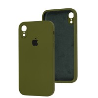 Чохол для iPhone Xr Square Full camera dark olive