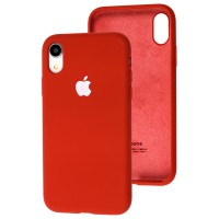 Чохол для iPhone Xr Silicone Full червоний / dark red