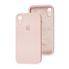 Чохол для iPhone Xr Square Full camera рожевий / pink sand