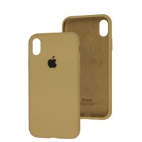 Чохол для iPhone Xr Silicone Full золотистий