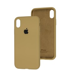 Чохол для iPhone Xr Silicone Full золотистий