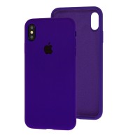 Чохол для iPhone Xs Max Silicone Full фіолетовий / ultra violet