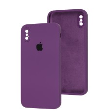Чохол iPhone Xs Max Square Full camera фіолетовий / grape