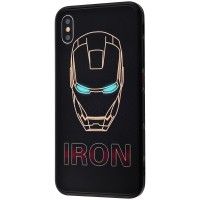 Чохол для iPhone Xs Max glass "Iron"