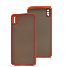 Чохол для iPhone Xs Max LikGus Totu camera protect червоний