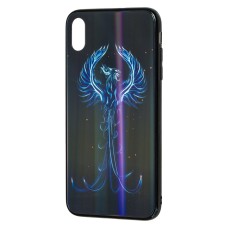 Чохол для iPhone Xs Max Lumi світиться в темряві "Фенікс"