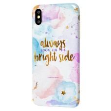 Чохол для iPhone Xs Max Light Mramor case 360 (01)
