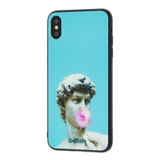 Чохол для iPhone Xs Max ArtStudio Antiq Modern "David bubble gum"