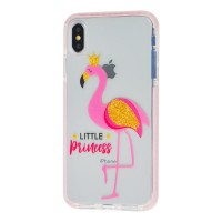 Чохол для iPhone Xs Max силікон Tech 21 "фламінго princess"