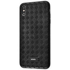 Чохол для iPhone Xs Max Mokka Weaving series чорний