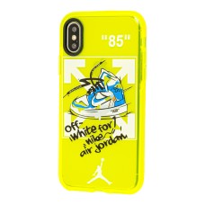 Чохол для iPhone Xs Max Neon print air sneakers
