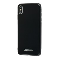 Чохол для iPhone Xs Max tempering glass чорний