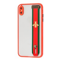 Чохол для iPhone Xs Max WristBand G V червоний