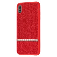 Чохол для iPhone Xs Max Swaroki (смуга) червоний