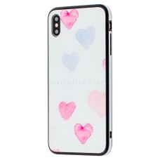 Чохол для iPhone Xs Max glass "Valentine's day"