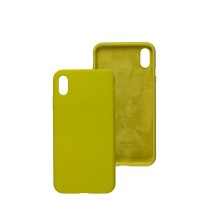 Чохол iPhone Xs Max Silicone Full жовтий / lemone