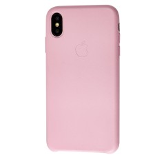 Чохол для iPhone Xs Max Leather classic "light pink"