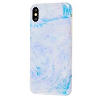 Чохол для iPhone Xs Max Light Mramor case 360 (04)
