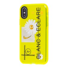 Чохол для iPhone Xs Max Neon print blanc