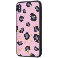Чохол для iPhone Xs Max Leo Confetti "рожевий леопард"