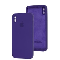 Чохол iPhone Xs Max Square Full camera фіолетовий / ultra violet