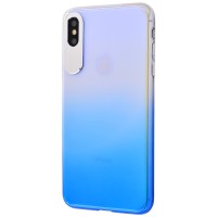 Чохол для iPhone Xs Max Rock classy gradient синій