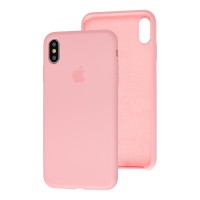 Чохол для iPhone Xs Max Silicone Slim Full camera light pink