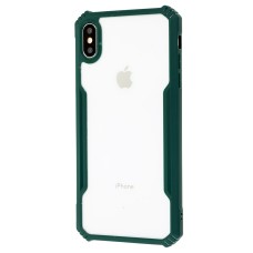 Чохол для iPhone Xs Max Defense shield silicone зелений