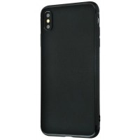 Чохол для iPhone Xs Max Black matt чорний