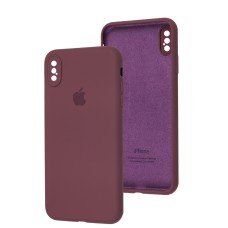 Чохол для iPhone Xs Max Slim Full camera maroon