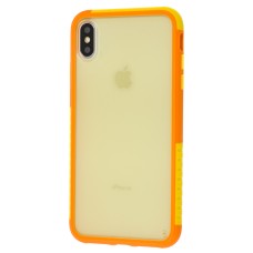 Чохол для iPhone Xs Max LikGus Mix Colour помаранчевий