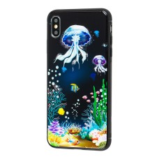 Чохол для iPhone Xs Max glass море