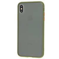 Чохол для iPhone Xs Max LikGus Maxshield зелений