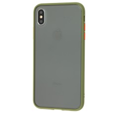Чохол для iPhone Xs Max LikGus Maxshield зелений
