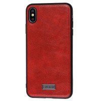 Чохол для iPhone Xs Max Sulada Leather червоний