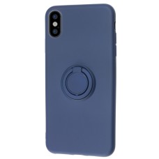 Чохол для iPhone Xs Max ColorRing синій